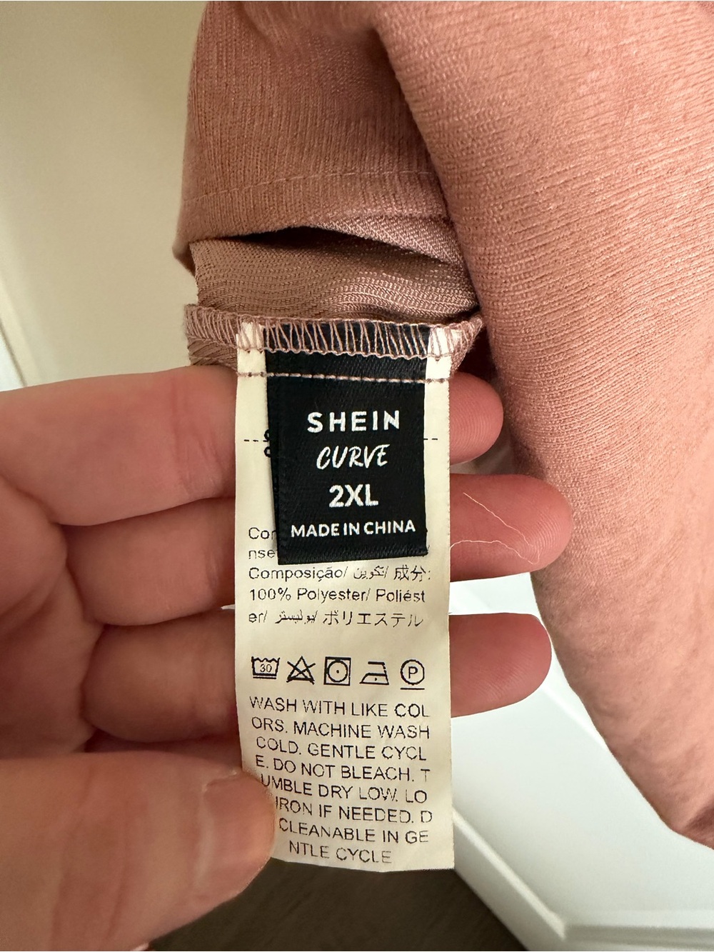 Dusty Rose Button-Front Shacket - Picture 5 of 5